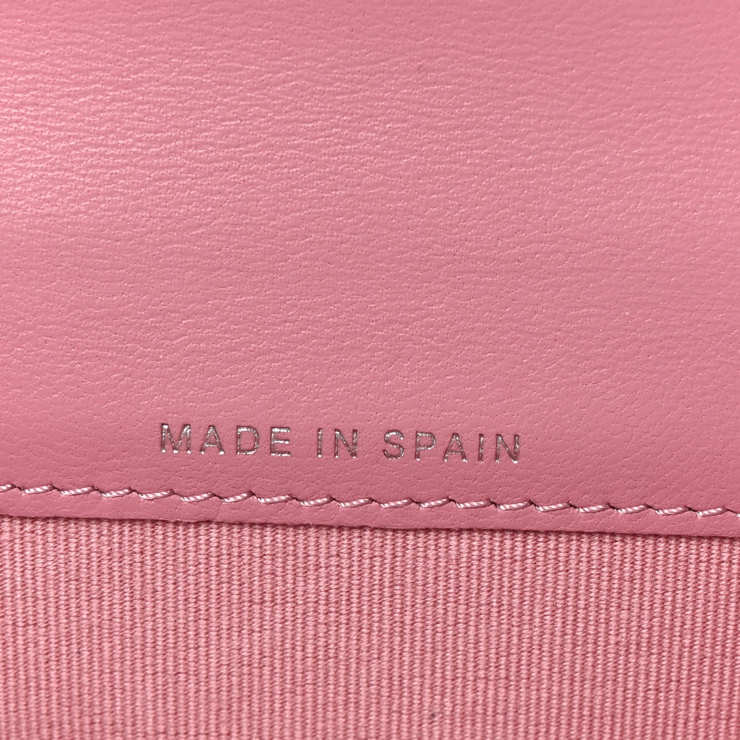 Lambskin Quilted Flap Crystal Star Card Holder Wallet Pink