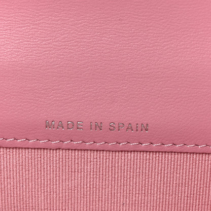 Chanel Lambskin Quilted Flap Crystal Star Card Holder Wallet Pink 13 of 18