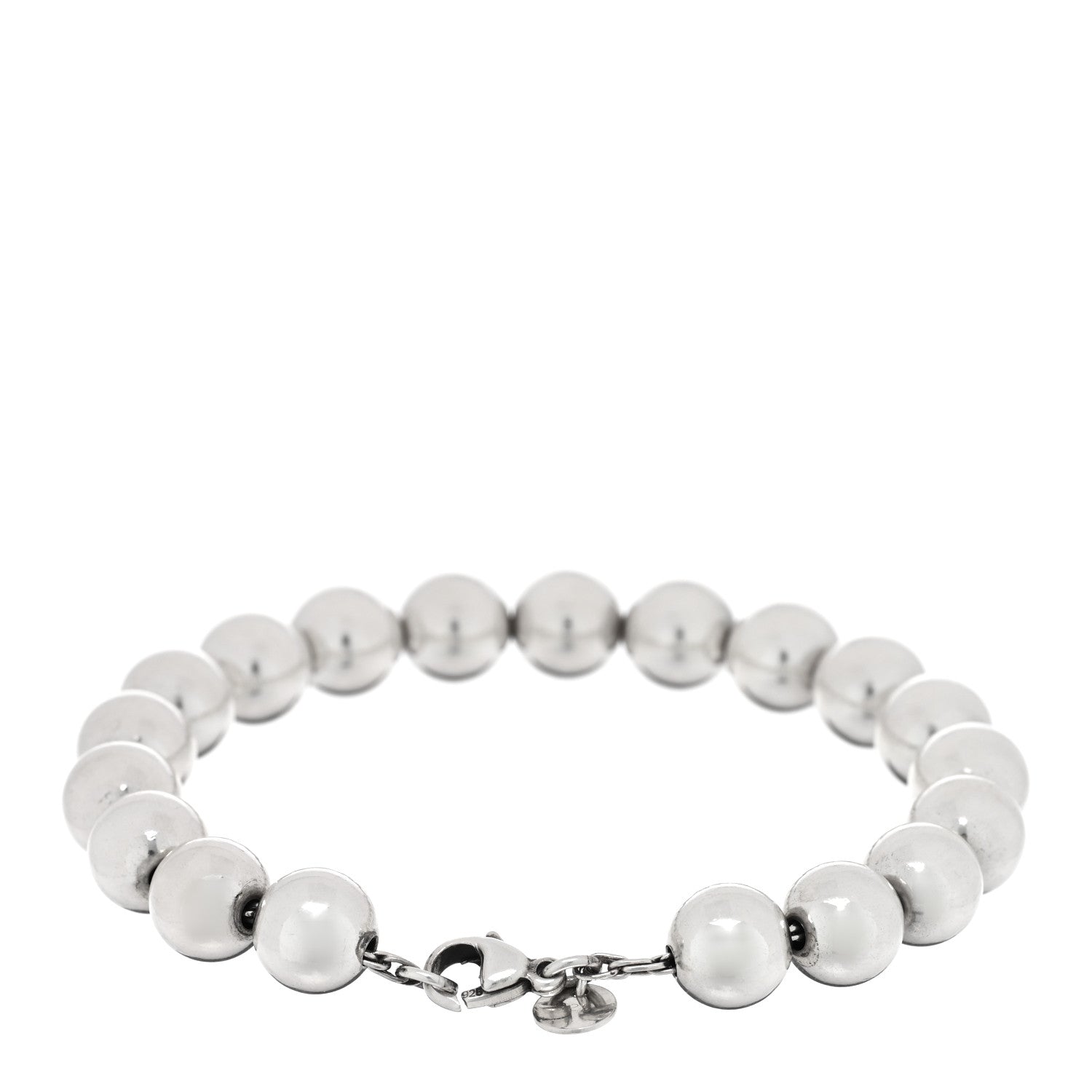 Tiffany Sterling Silver 10mm HardWear Ball Bracelet 2 of 4