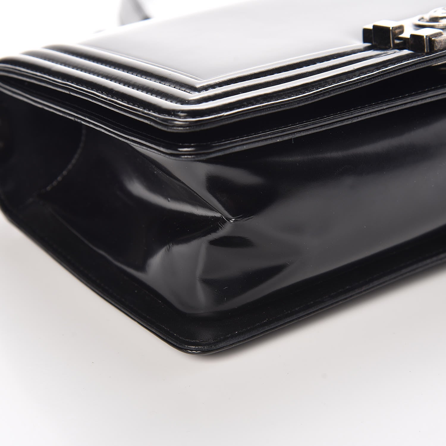 Chanel Glazed Calfskin Medium Boy Flap Black 8 of 14
