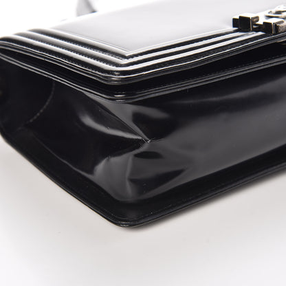 Chanel Glazed Calfskin Medium Boy Flap Black 8 of 14