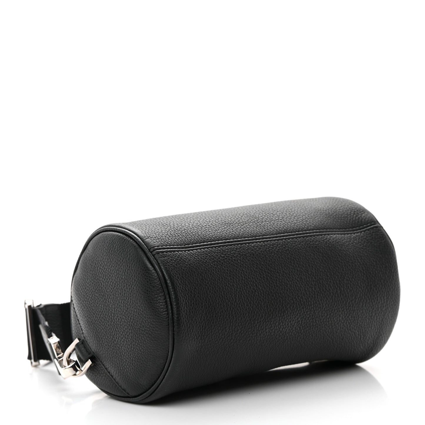 HOMME Grained Calfskin Mens Roller Pouch Black