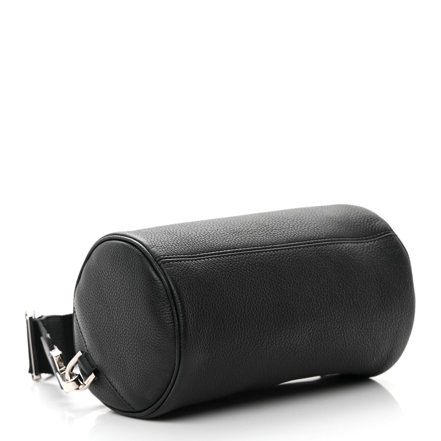 Christian Dior HOMME Grained Calfskin Mens Roller Pouch Black 4 of 12