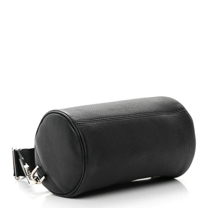 Christian Dior HOMME Grained Calfskin Mens Roller Pouch Black 4 of 12