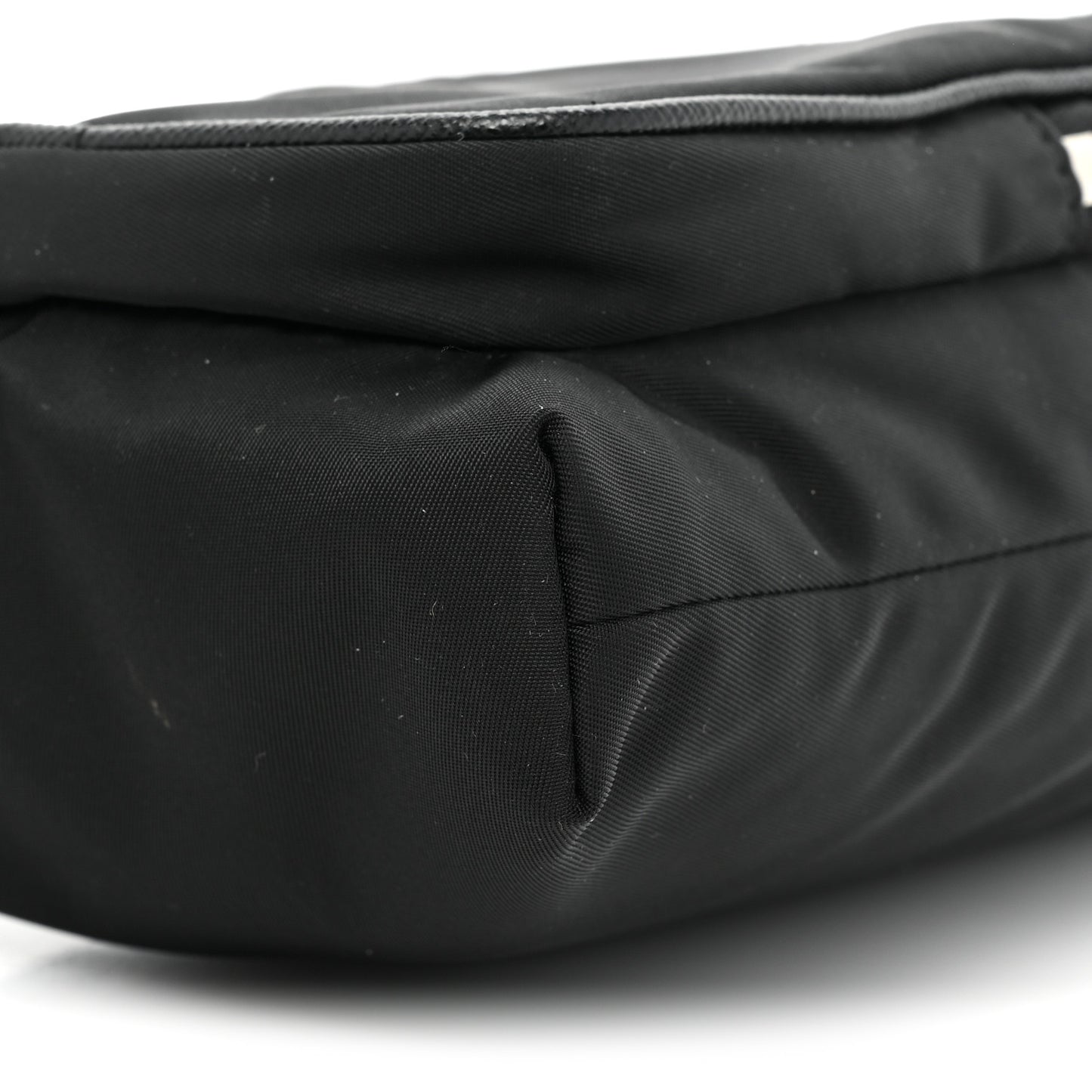 Tessuto Nylon Saffiano Phone Case Crossbody Black