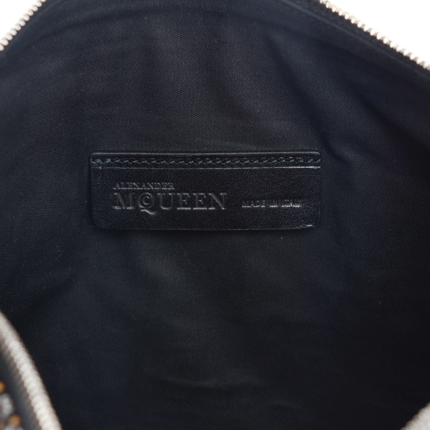 Alexander McQueen Coated Canvas Mini Skull Zipped Pouch 6 of 7