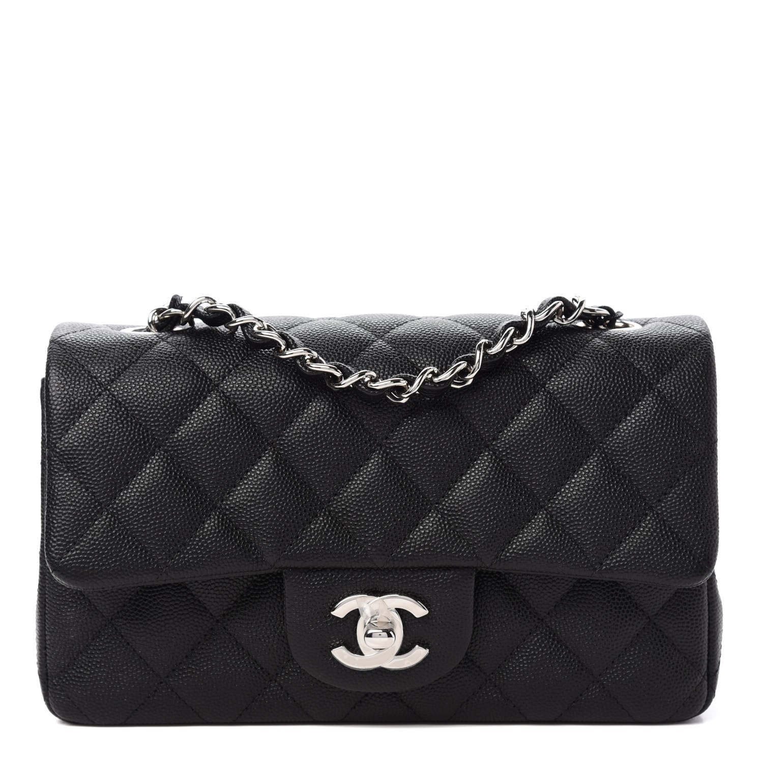 Chanel Caviar Quilted Mini Rectangular Flap Black 1 of 11