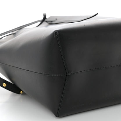Mansur Gavriel Vegetable Tanned Calfskin Bucket Bag Black Flamma 8 of 10