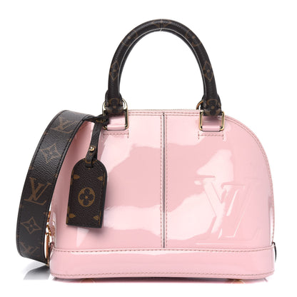 Louis Vuitton Patent Monogram Alma BB Rose Ballerine 1 of 4