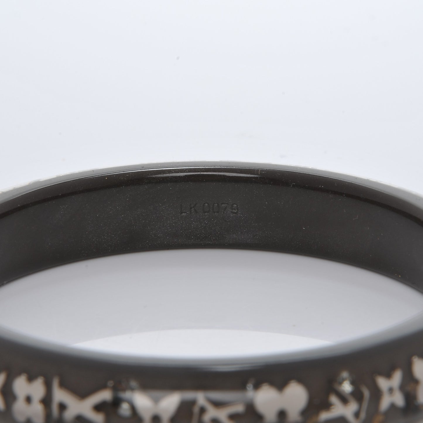 Resin Swarovski Small Inclusion Bracelet PM Grey