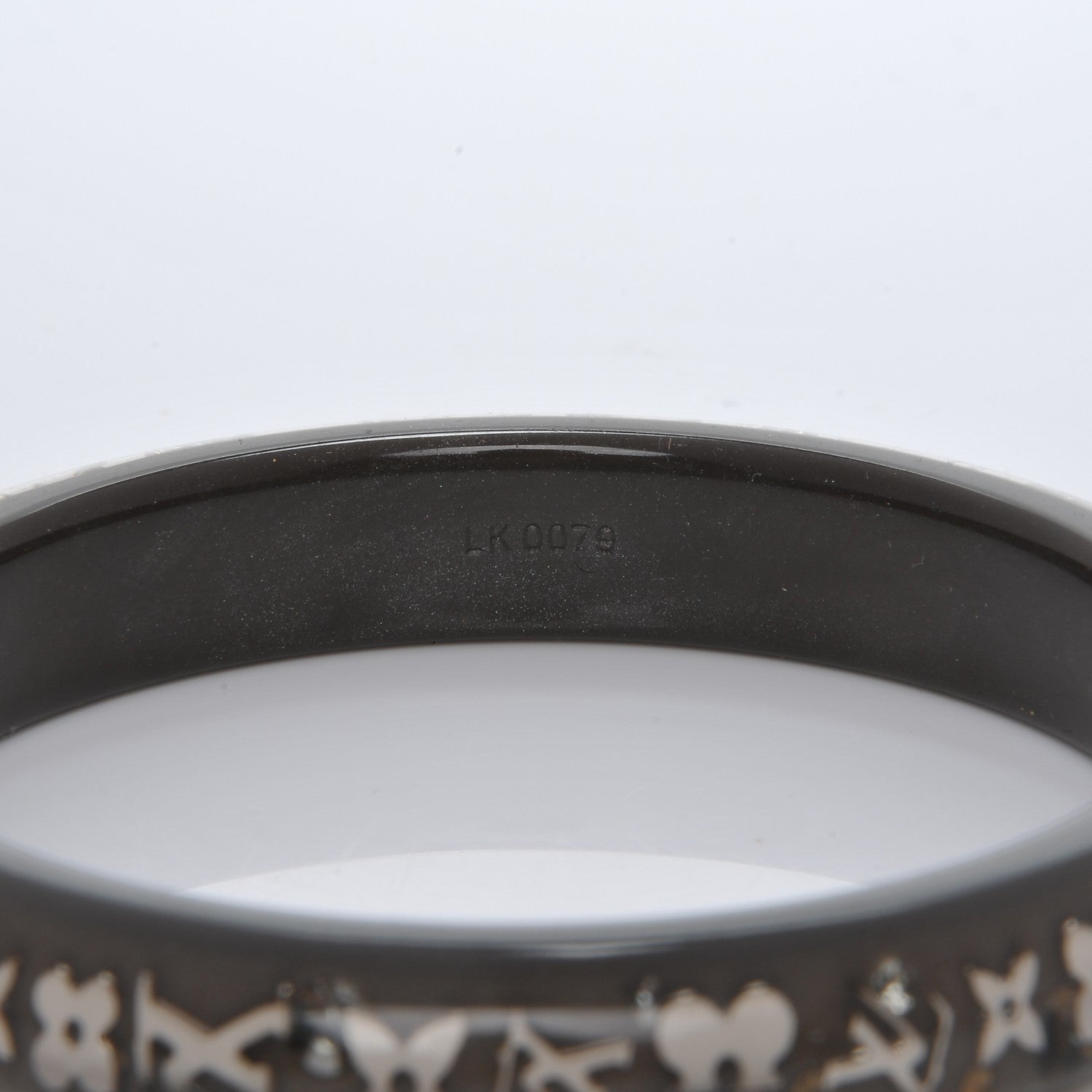 Louis Vuitton Resin Swarovski Small Inclusion Bracelet PM Grey 4 of 5