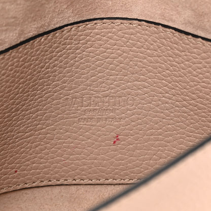 Valentino Garavani Pebbled Calfskin Medium Rockstud Flip Lock Crossbody Bag Poudre 6 of 21