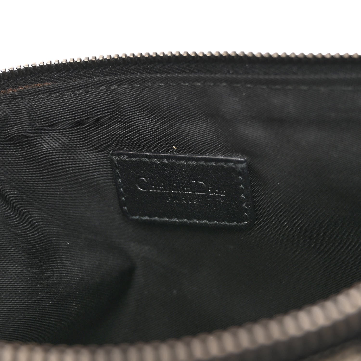 Christian Dior Monogram Mini Saddle Pochette Black 6 of 9