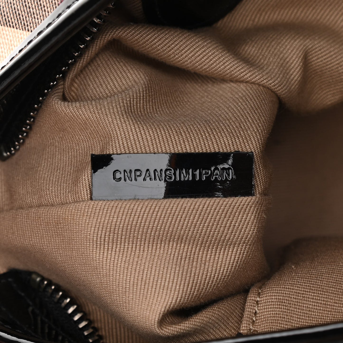 Supernova Check Small Nickie Tote Black