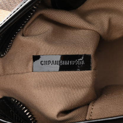 Burberry Supernova Check Small Nickie Tote Black 6 of 9