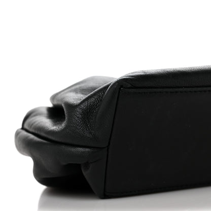 Chanel Lambskin Camellia Handbag Black 8 of 10