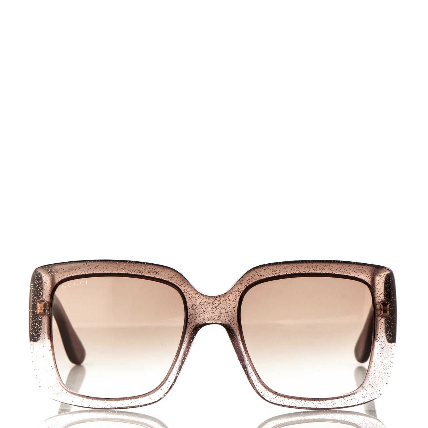 Gucci Glitter Square Optyl Sunglasses 3814/S Brown Pink 2 of 6