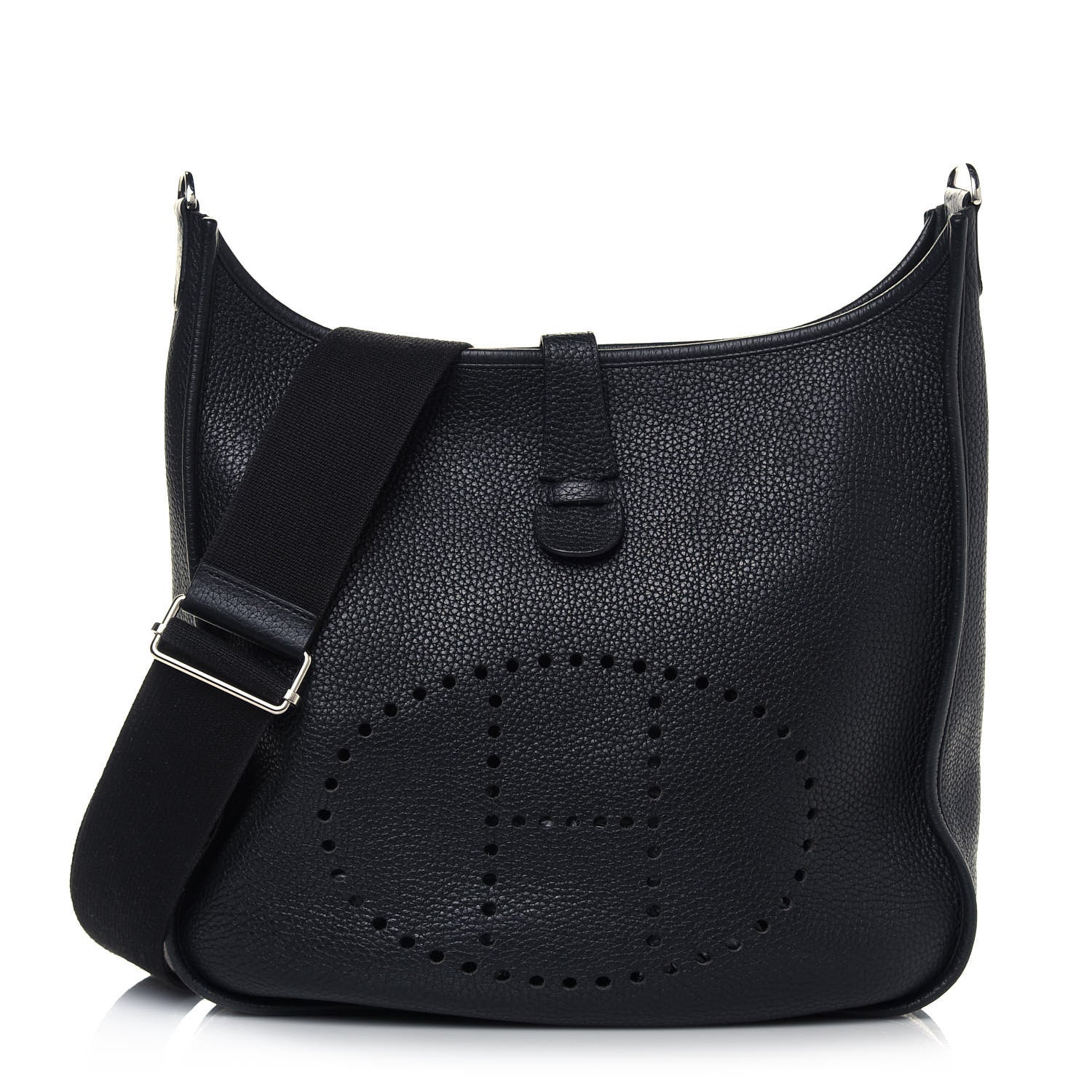 Hermes Taurillon Clemence Evelyne III PM Black 1 of 12