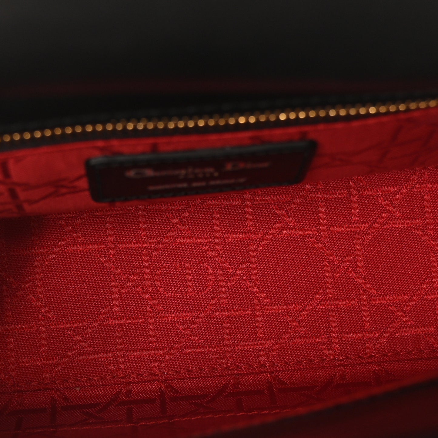 Lambskin Cannage Small My ABCDior Lady Dior Black