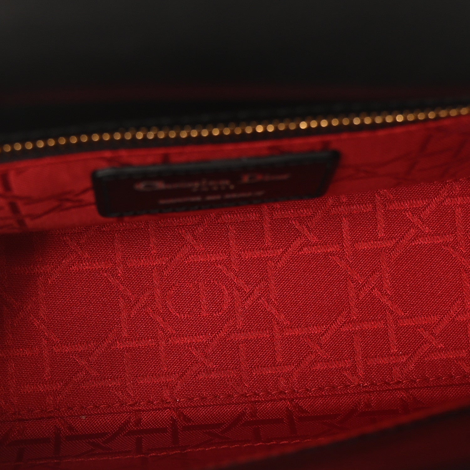 Christian Dior Lambskin Cannage Small My ABCDior Lady Dior Black 5 of 9