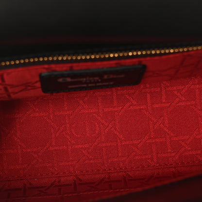 Christian Dior Lambskin Cannage Small My ABCDior Lady Dior Black 5 of 9