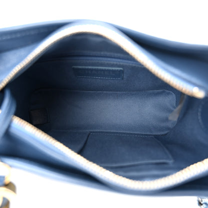 Chanel Denim Calfskin Small Gabrielle Hobo Blue 5 of 10