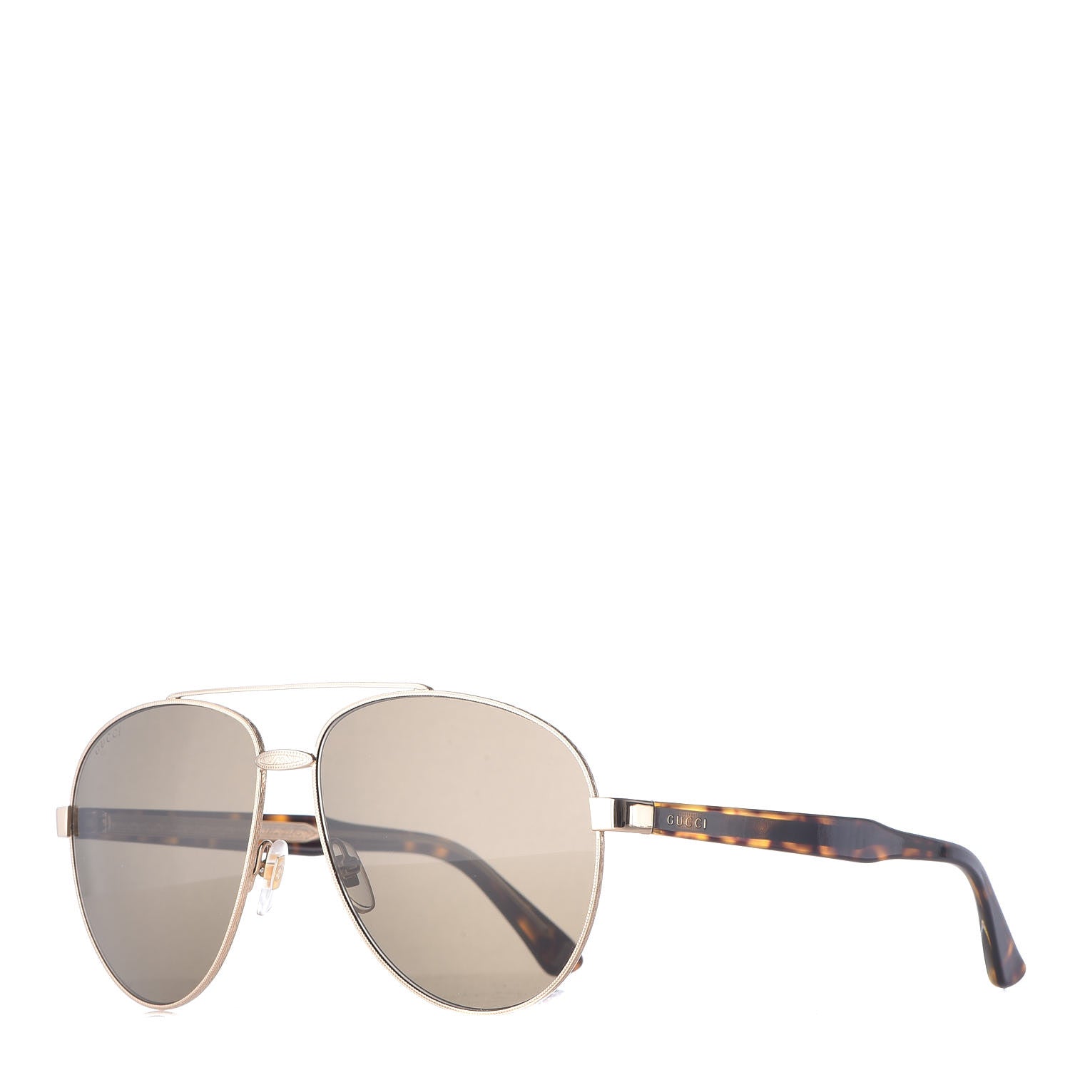 Gucci Aviator Sunglasses GG0054S Gold 1 of 6