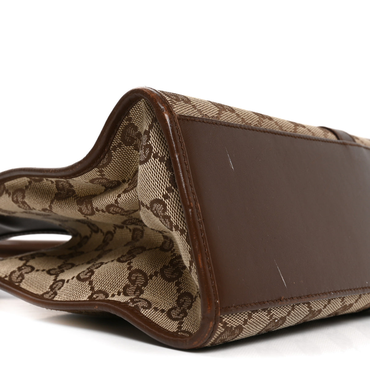 Gucci Monogram Small Bardot Bag Brown 9 of 10