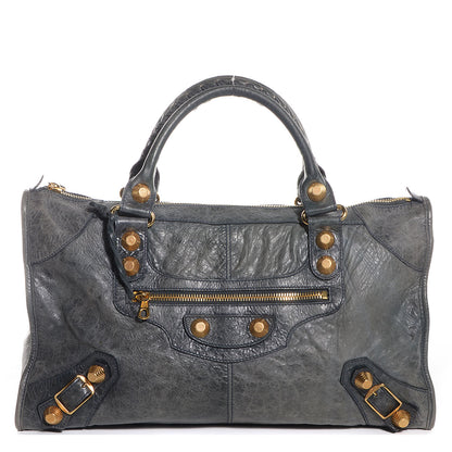 Balenciaga Chevre Giant 21 Gold Hardware Work Bleu Glacier 1 of 11