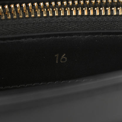 Celine Satinated Calfskin Small 16 Top Handle Bag Black 7 of 15