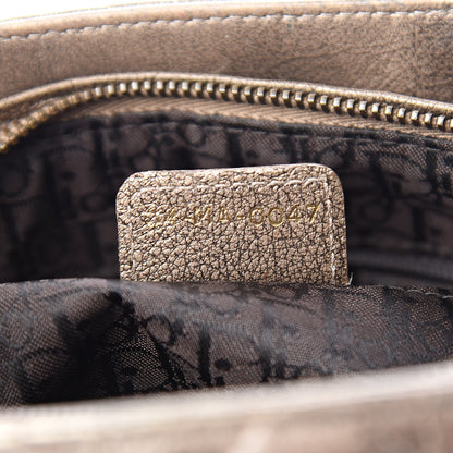 Christian Dior Metallic Lambskin Cannage Medium Lady Dior Bronze 7 of 10