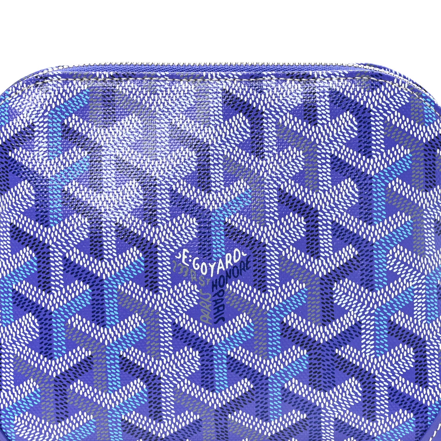 Goyard Goyardine Vendome Toiletry Pouch Blueberry Purple 1 of 6
