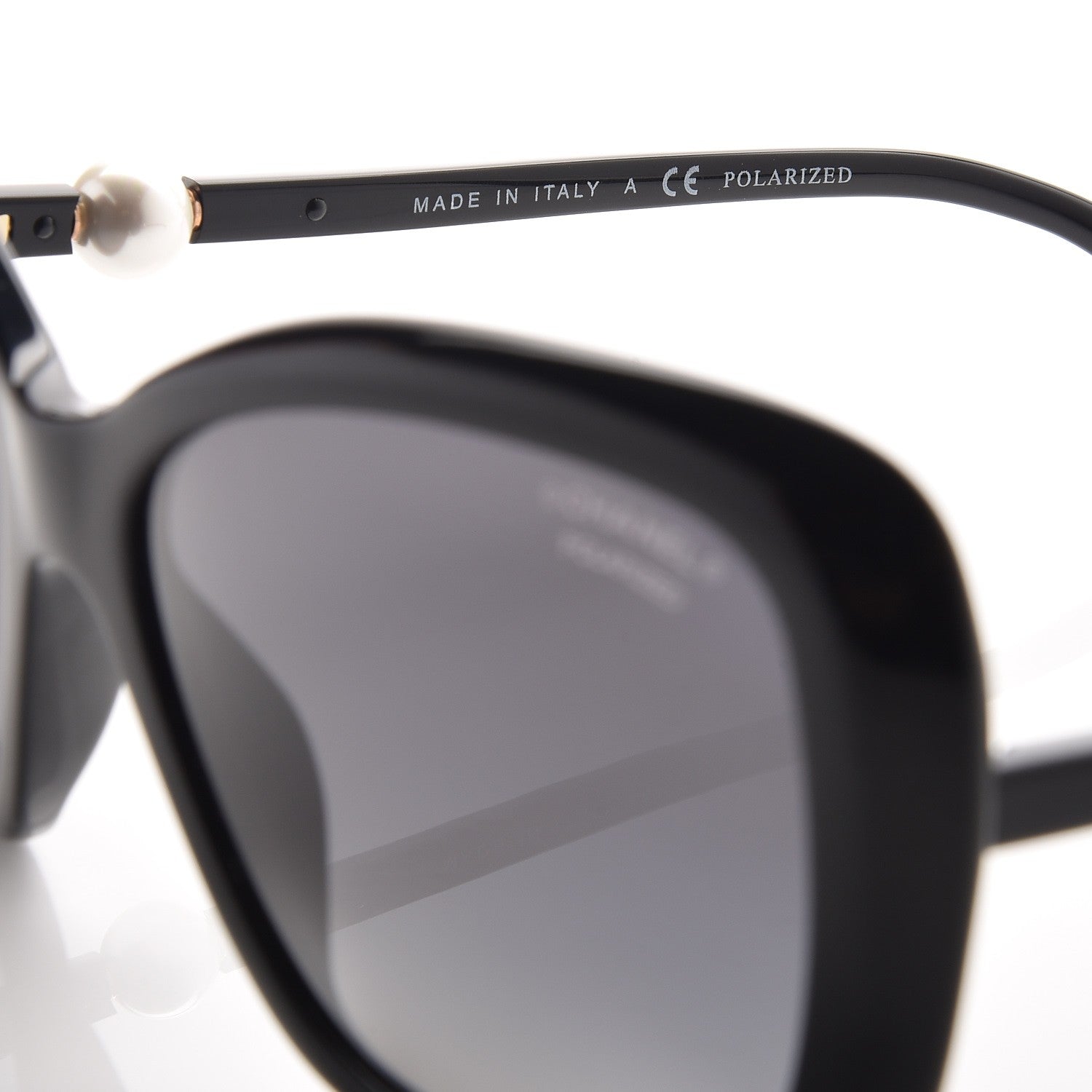 Chanel Pearl Polarized Sunglasses 5303-H Black 6 of 9