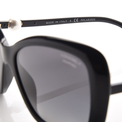 Chanel Pearl Polarized Sunglasses 5303-H Black 6 of 9