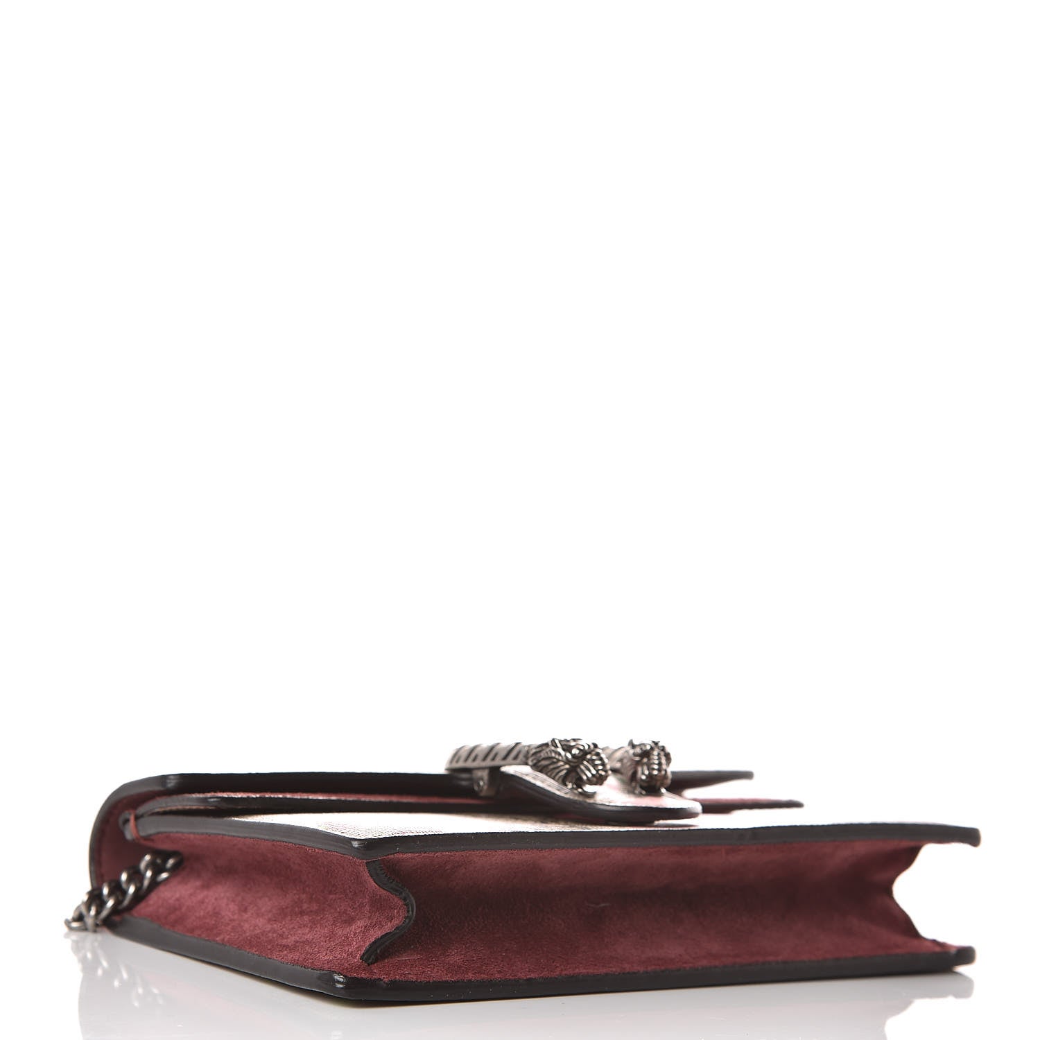Gucci GG Supreme Monogram Blooms Super Mini Dionysus Shoulder Bag Beige Multicolor Dry Rose 4 of 8
