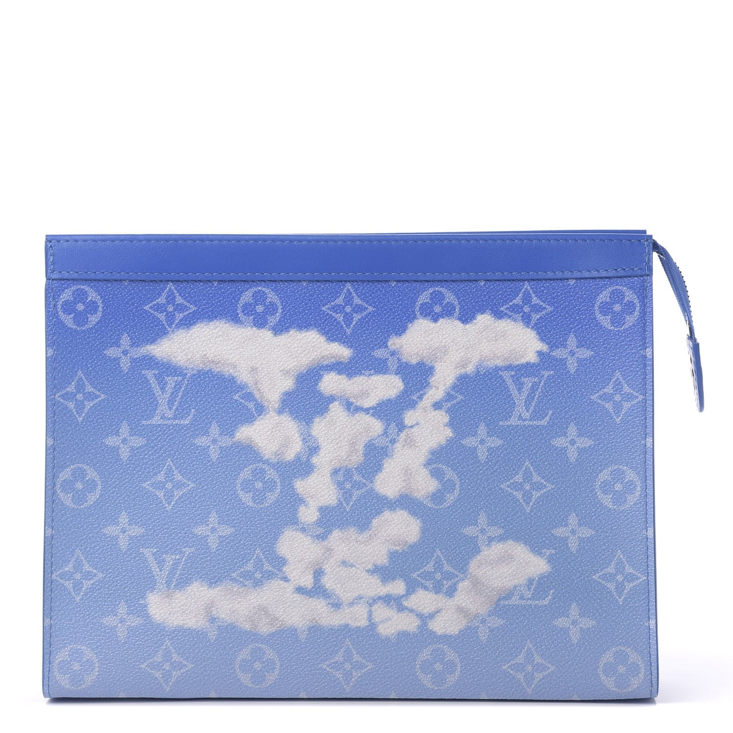 Monogram Clouds Pochette Voyage MM A4 Blue