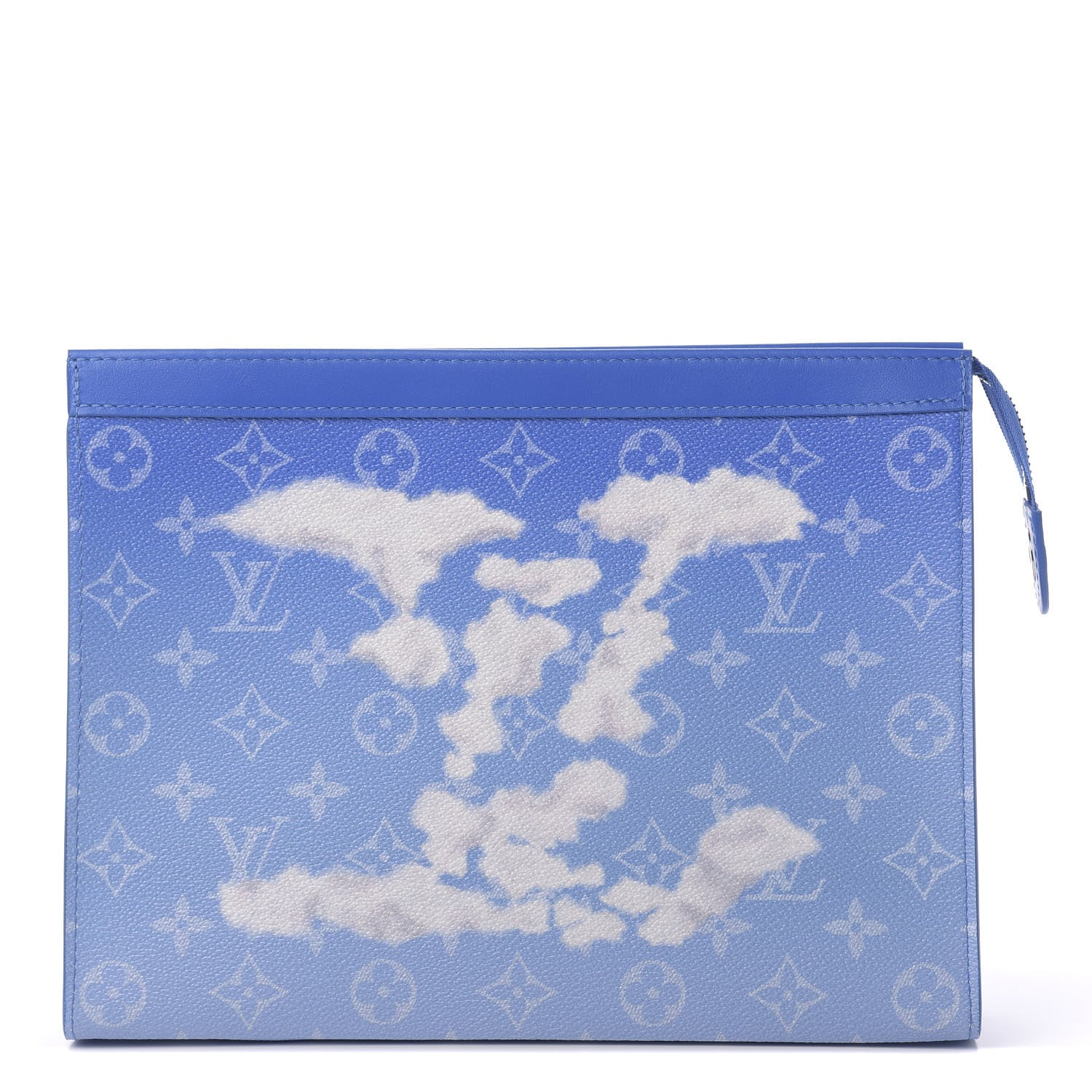 Louis Vuitton Monogram Clouds Pochette Voyage MM A4 Blue 1 of 10