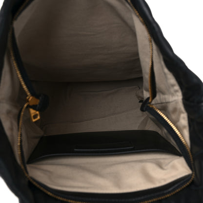 Givenchy Rubberized Canvas Quilted Duo Backpack Black 5 of 13