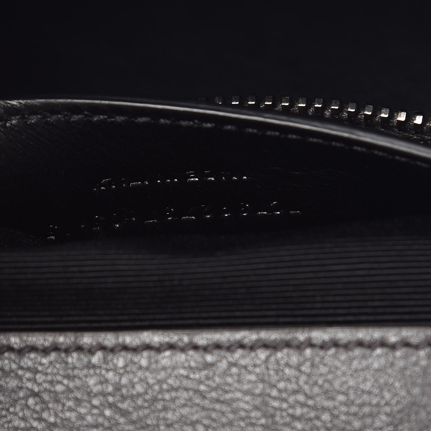 Saint Laurent Sheepskin Matelasse Chevron Monogram Medium College Bag Light Coal 9 of 13