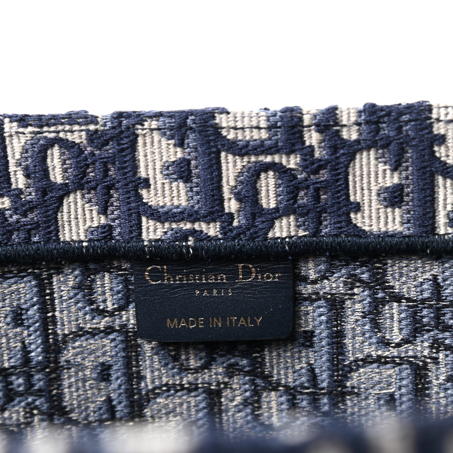 Oblique Medium Book Tote Blue Multicolor