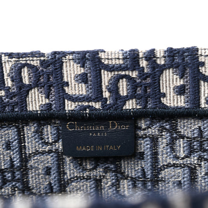 Christian Dior Oblique Medium Book Tote Blue Multicolor 6 of 9