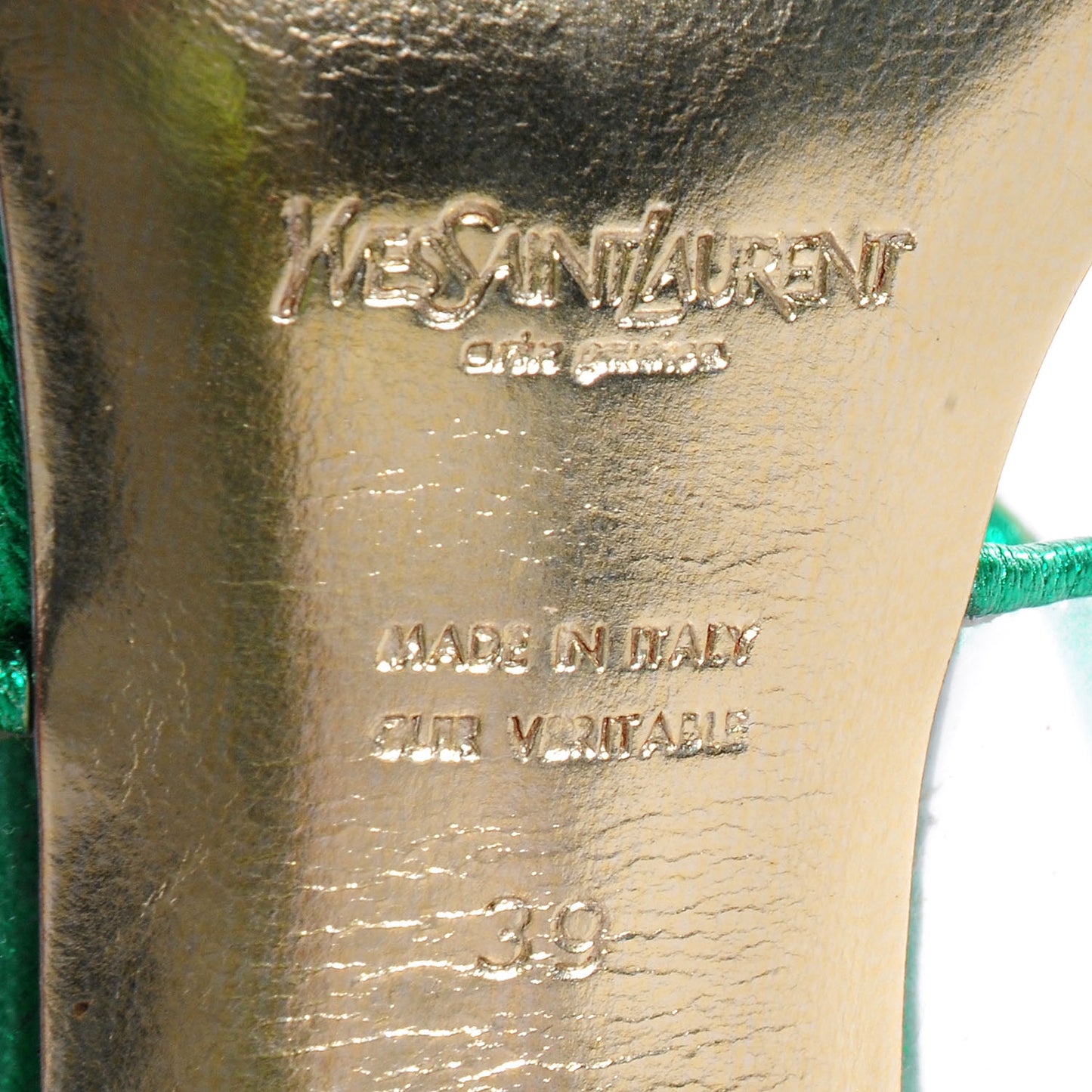 Crystal Lava Lamp Heels 39 Green