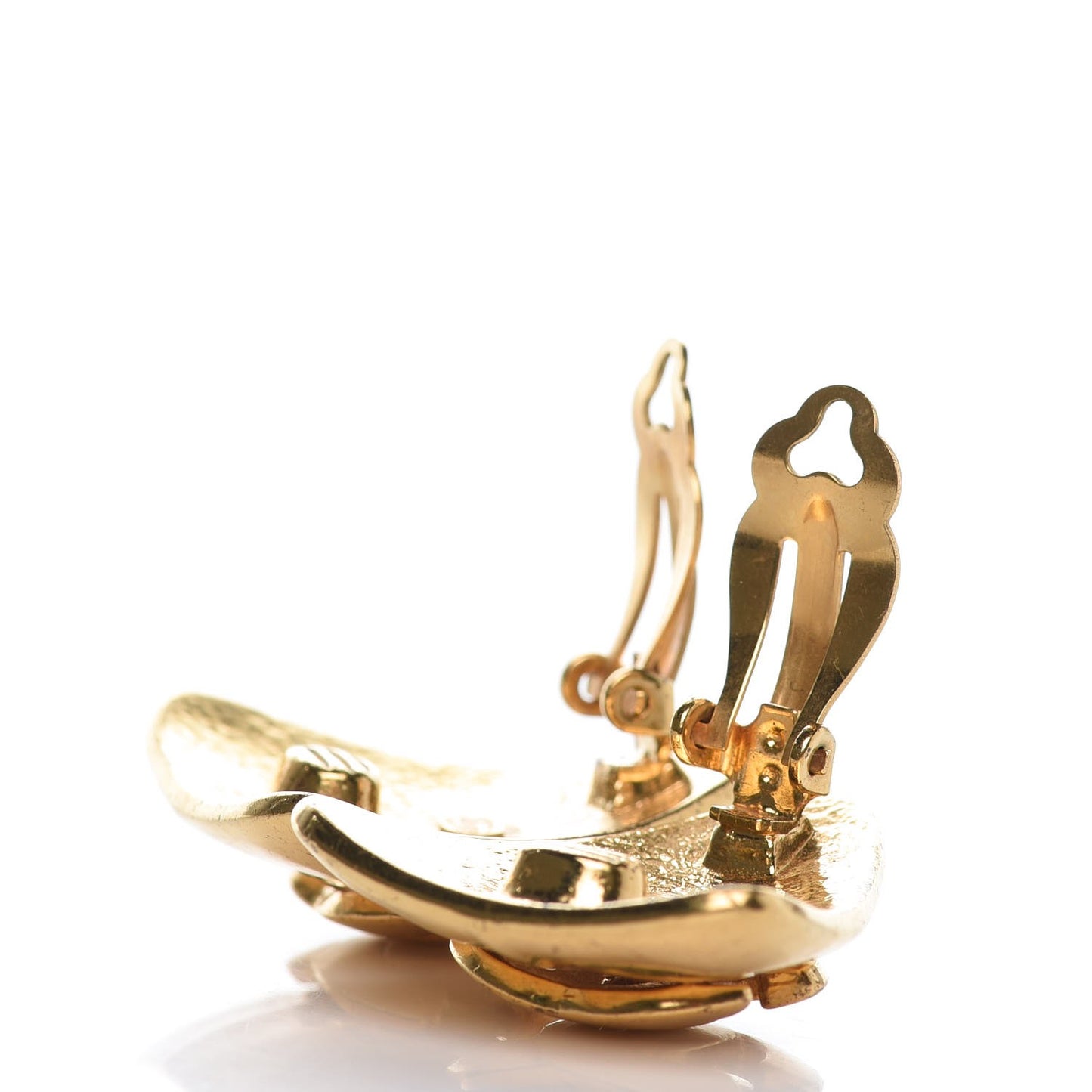 CC Clip On Earrings Gold