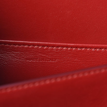 Celine Box Calfskin Teen Classic Box Flap Bag Red 6 of 10