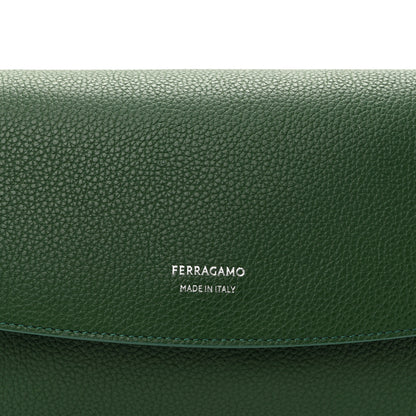 Salvatore Ferragamo Grained Calfskin Belt Bag Forest Green 8 of 10