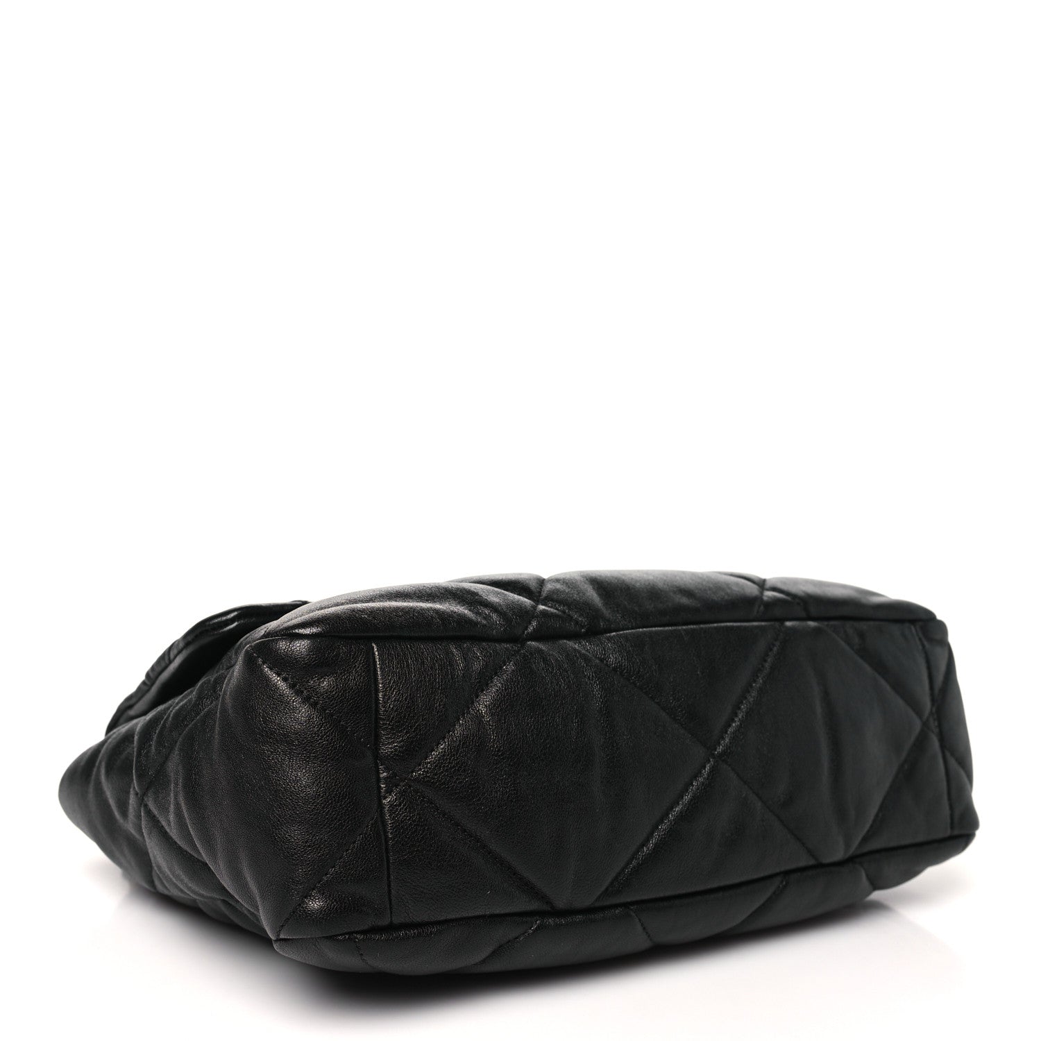 Chanel Goatskin Quilted Large Chanel 19 Flap Black 4 of 10