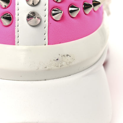 Christian Louboutin Neoprene Spike Sock Donna Flat Sneakers 35 Rose Fluo 10 of 10