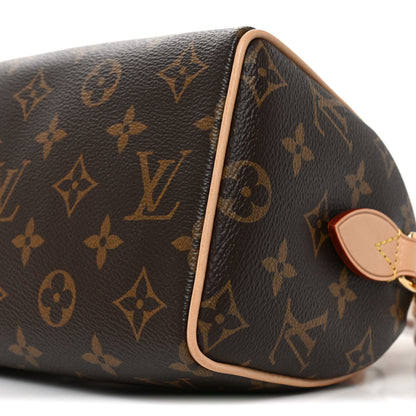 Louis Vuitton Monogram Speedy Bandouliere 20 Beige 9 of 9
