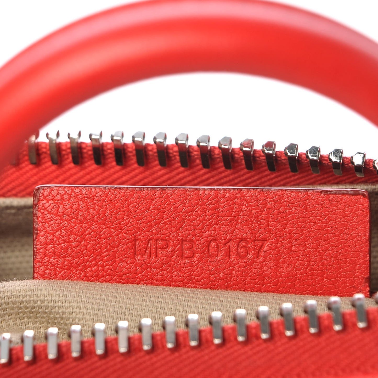 Sugar Goatskin Mini Antigona Medium Red