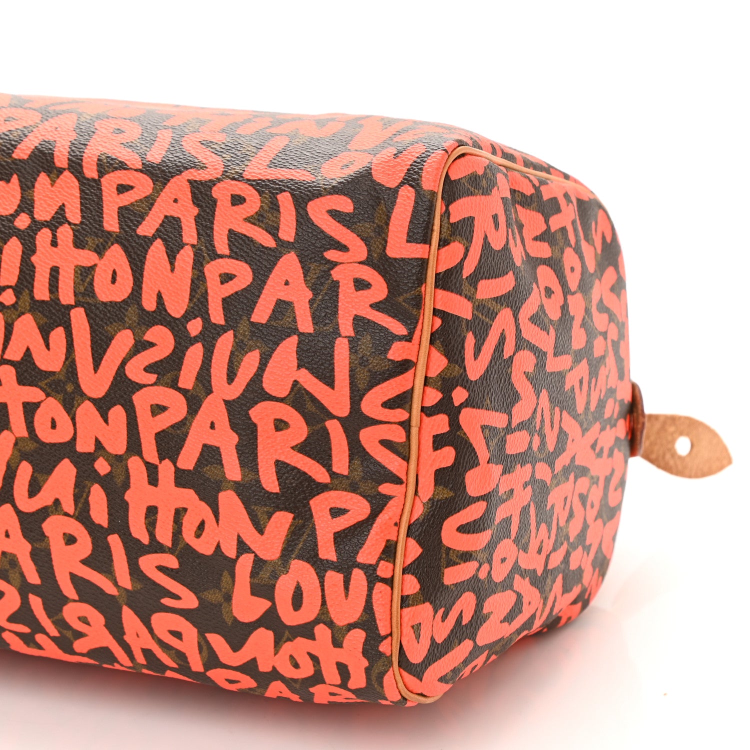 Louis Vuitton Monogram Graffiti Speedy 30 Orange 8 of 9